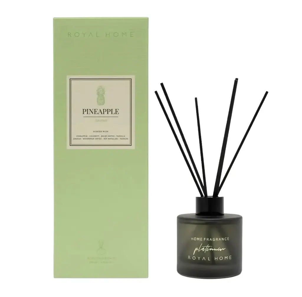 رويال بلاتينيوم - أعواد معطرة للمنزل برائحة الاناناس 120 مل