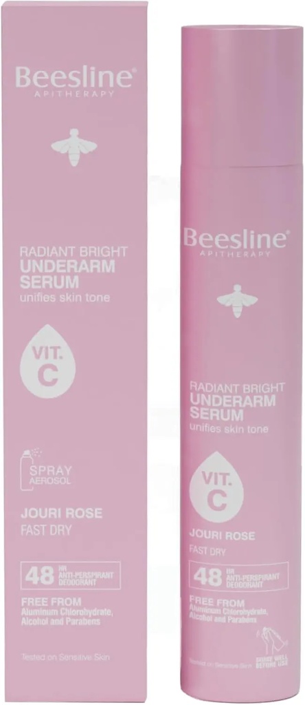 BEESLINE - RADIANT BRIGHT UNDERARM SERUM JOURI ROSE 150ML