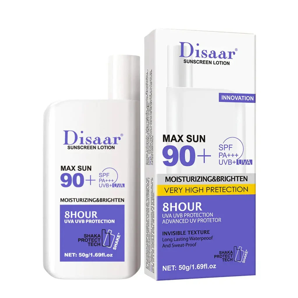 دياسار - كريم الوقاية من أشعة الشمس PA+++ بعامل حماية من الشمس SPF90، كريم تبييض البشرة واقٍ من الشمس ومضاد للشيخوخة 50 جرام